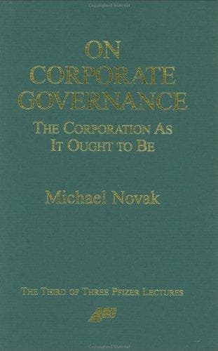 Tapa de On corporate governance