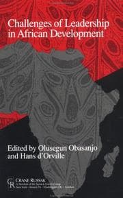 Tapa de Challenges of leadership in African development