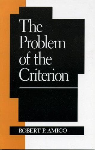 Tapa de The Problem of the Criterion