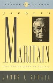 Tapa de Jacques Maritain