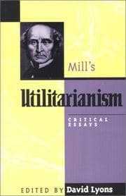 Tapa de Mill's Utilitarianism