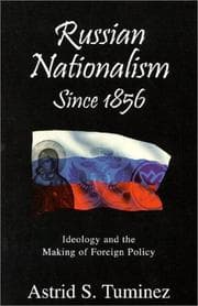 Tapa de Russian Nationalism since 1856