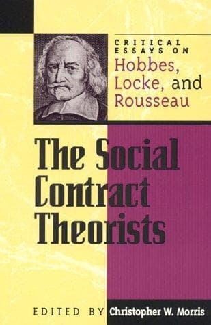 Tapa de The social contract theorists