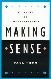 Tapa de Making sense