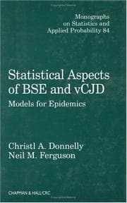 Tapa de Statistical aspects of BSE and vCJD