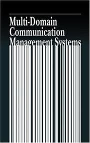 Tapa de Multi-Domain Communication Management Systems (Crc Press Advanced and Emerging Communications Technologies Series)