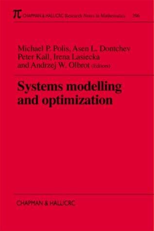 Tapa de Systems modelling and optimization
