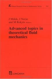 Tapa de Advanced Topics in Theoretical Fluid Mechanics