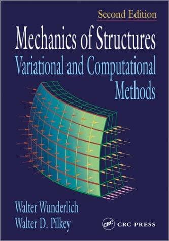 Tapa de Mechanics of Structures Variational and Computational Methods