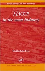 Tapa de HACCP in the Meat Industry (Woodhead Publishing Series in Food Science and Technology.)
