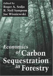 Tapa de Economics of carbon sequestration in forestry