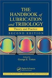 Tapa de Handbook of Lubrication and Tribology