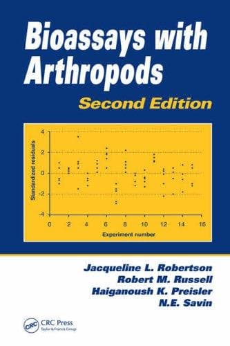 Tapa de Bioassays with arthropods