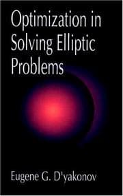 Tapa de Optimization in solving elliptic problems