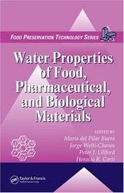 Tapa de Water properties of food, pharmaceutical, and biological materials