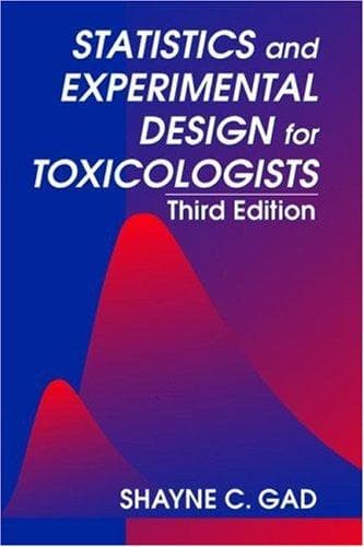 Tapa de Statistics and experimental design for toxicologists