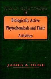 Tapa de Handbook of biologically active phytochemicals and their activities