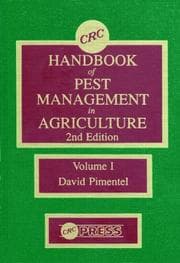 Tapa de CRC Handbook of Pest Management in Agriculture, Second Edition, Volume I