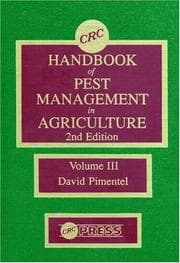 Tapa de CRC Handbook of Pest Management in Agriculture, Second Edition, Volume III