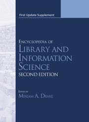 Tapa de Encyclopedia of Library and Information Science, First Update Supplement