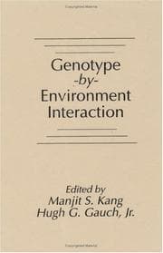 Tapa de Genotype -by- environment interaction