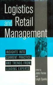 Tapa de Logistics and retail management