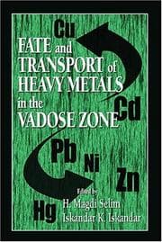 Tapa de Fate and transport of heavy metals in the vadose zone