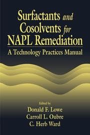 Tapa de Surfactants and cosolvents for NAPL remediation