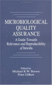 Tapa de Microbiological quality assurance