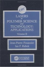 Tapa de Lasers in Polymer Science and Technology, Volume II