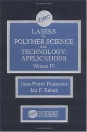 Tapa de Lasers in Polymer Science and Technolgy