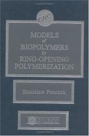 Tapa de Models of Biopolymers By Ring-Opening Poylmerization