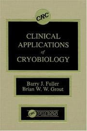 Tapa de Clinical applications of cryobiology