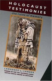 Tapa de Holocaust Testimonies