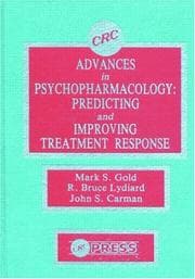 Tapa de Advances in psychopharmacology