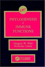 Tapa de Phylogenesis of immune functions