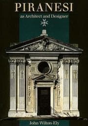 Tapa de Piranesi as architect and designer