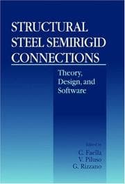 Tapa de Structural steel semirigid connections