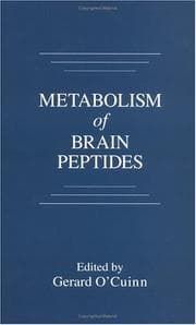 Tapa de Metabolism of brain peptides