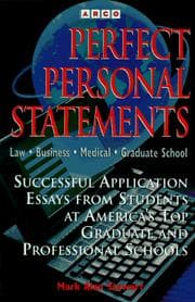Tapa de Perfect Personal Statements