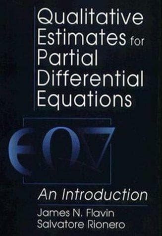Tapa de Qualitative estimates for partial differential equations