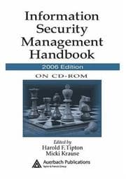 Tapa de Information Security Management Handbook on CD-ROM, 2006 Edition