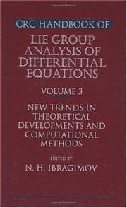 Tapa de CRC handbook of Lie group analysis of differential equations