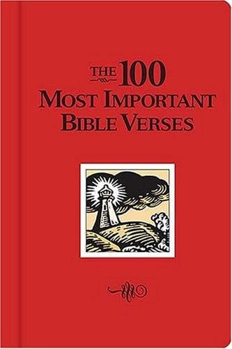 Tapa de 100 most important Bible verses.