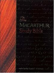 Tapa de The Macarthur Study Bible