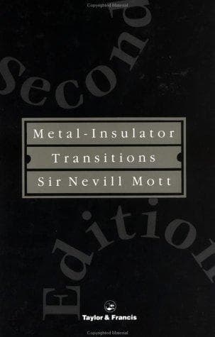 Tapa de Metal-insulator transitions