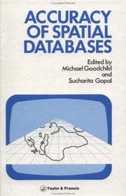 Tapa de The Accuracy of spatial databases