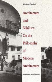 Tapa de Architecture and nihilism