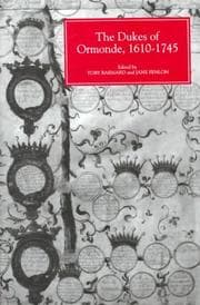 Tapa de Dukes of Ormonde, 1610-1745
