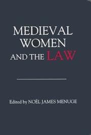 Tapa de Medieval Women and the Law